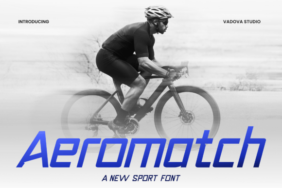 Aeromatch: Bold Sports Font for Editorial Design