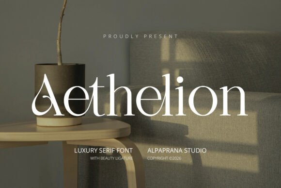 Aethelion: A Serif Font for Real-World Design