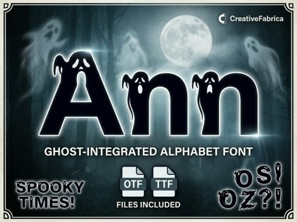 Ann: A Haunting Font for Bold Campaigns