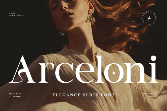 Arceloni Font: Elegant Serif for Editorial Design