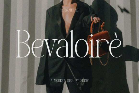 Bevaloire Font: Elegant Serif for Editorial Design