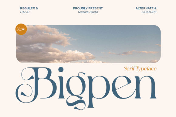 Bigpen: Elegant Serif for Impactful Campaigns