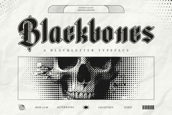 Blackbones: A Bold Typeface for Editorial Design