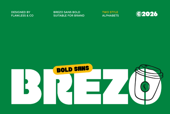 Brezo: The Bold Sans Serif Font for High-Impact Marketing