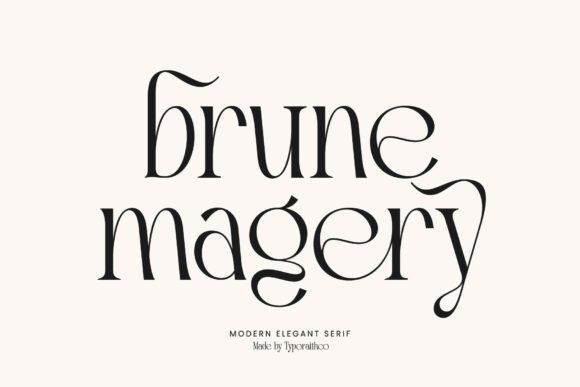 Brune Magery: The Serif Font That Elevates Campaign Design