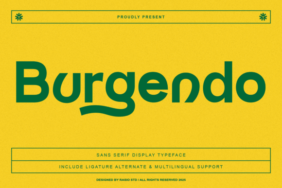 Burgendo: A Bold Font for Web Design