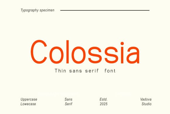 Colossia: The Modern Sans Serif Font for Crafters