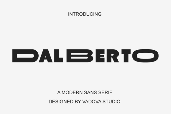 Dalberto Font Review: Bold Geometry for Modern Editorial Design