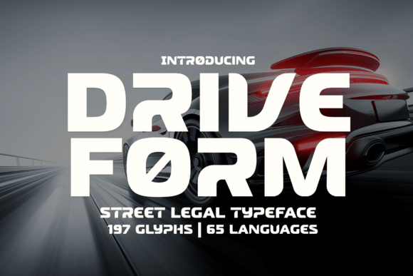 Drive Form: The All-Caps Typeface for Modern Makers
