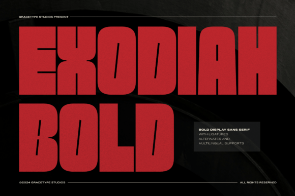 Exodiah: The Bold Typeface for Scroll-Stopping Marketing