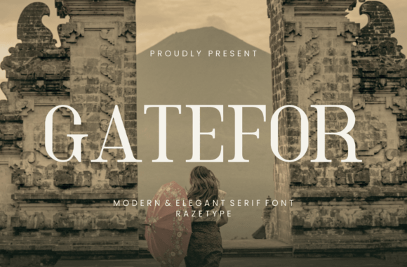 Gatefor: A Refined Serif Font