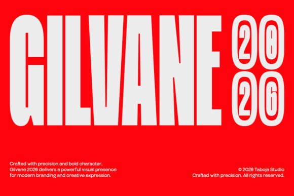 Gilvane: A Bold Font for Creative Makers
