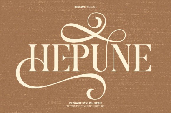 Hepune: A Font for Bold Branding