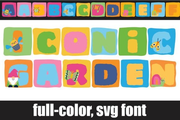 Iconic Garden Font for Creative Projects