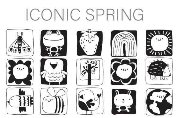 Iconic Spring Dingbats: A Fresh Typeface for Web Design