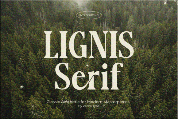 Lignis: A Serif Font for Bold Campaigns
