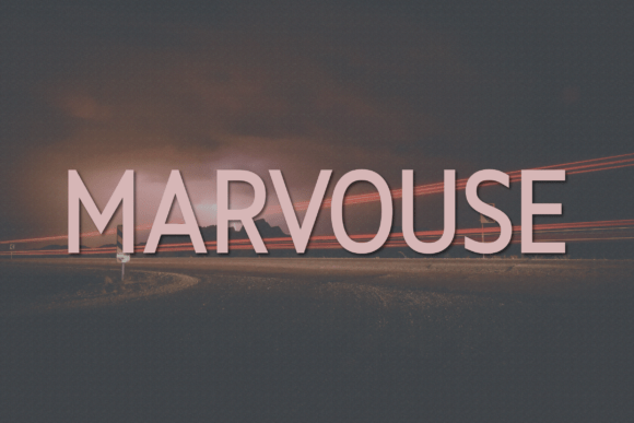 Marvouse: The Modern Sans Serif Typeface for Scroll-Stopping Designs