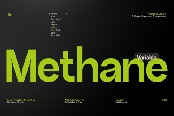 Methane: A Modern Sans Serif for Designers