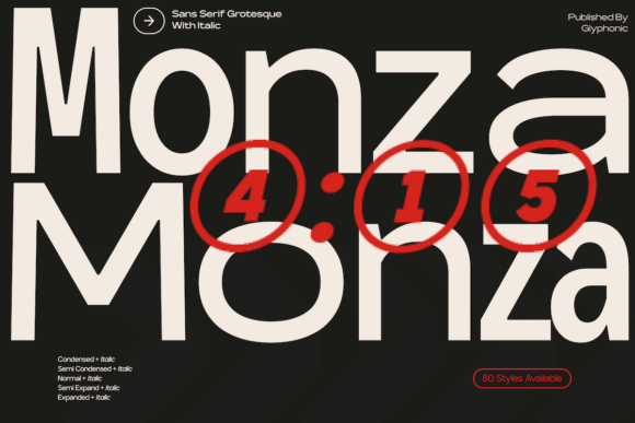 Monza: A Modern Typeface for Better Reading