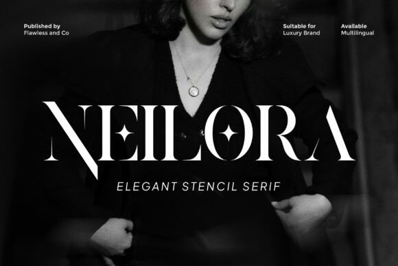 Neilora Font: Elegant Serif for Handmade Labels