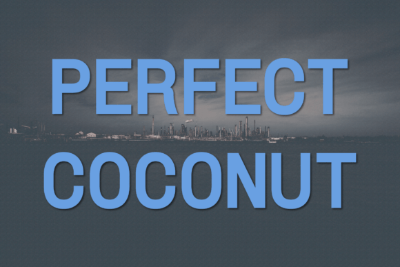 Perfect Coconut: A Modern Sans Serif Typeface for Web Design