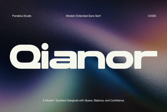 Qianor: A Modern Font for Elegant Design