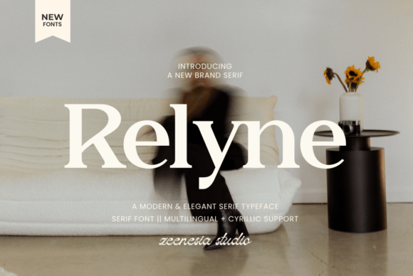 Relyne: A Serif Font for Timeless Design
