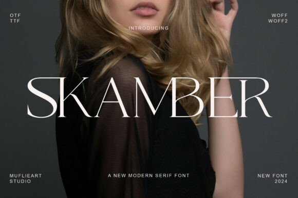 Skamber Font Review: A Modern Serif for Bold Branding