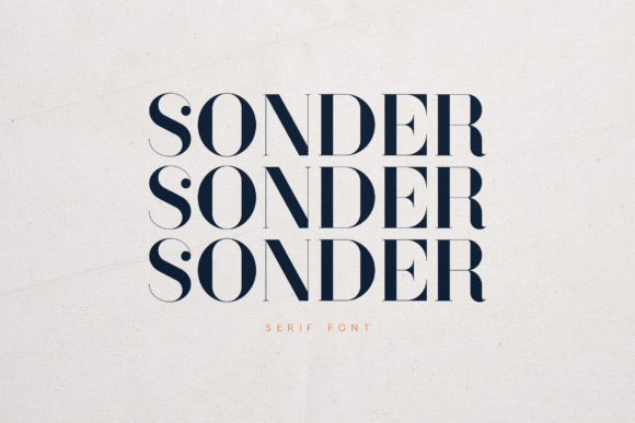 Sonder Serif Font: Elevating Brand Identity with Timeless Elegance