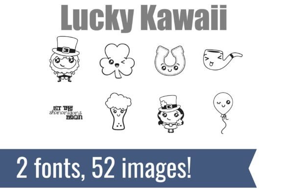 Upgrade Your Brand with the Lucky Kawaii Dingbats Typeface
